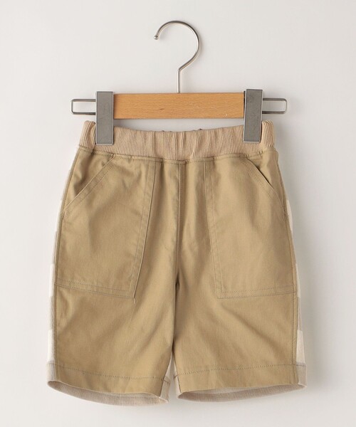 SHIPS(シップス)の「SHIPS KIDS:80~90cm / バック ボーダー ショーツ(その他パンツ・キッズ・ベージュ系その他/ネイビー/ベージュ・90/80)」の2枚目の写真