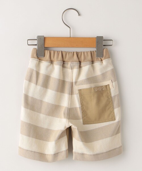 SHIPS(シップス)の「SHIPS KIDS:80~90cm / バック ボーダー ショーツ(その他パンツ・キッズ・ベージュ系その他/ネイビー/ベージュ・90/80)」の4枚目の写真