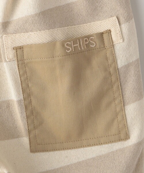SHIPS(シップス)の「SHIPS KIDS:80~90cm / バック ボーダー ショーツ(その他パンツ・キッズ・ベージュ系その他/ネイビー/ベージュ・90/80)」の9枚目の写真