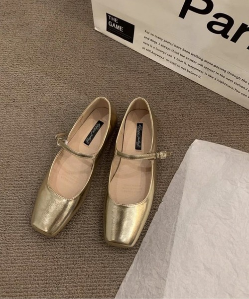 AMELY(エミリー)の「ストラップパンプス(パンプス・レディース・アイボリー/ブラウン/シルバー/ブラック/ゴールド/ベージュ・37/36/39/38/35)」の16枚目の写真