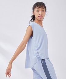 NERGY | 【skin wear】保湿＆接触冷感＆吸水速乾 OMEGASPANレースアップTシャツ(Tシャツ/カットソー)