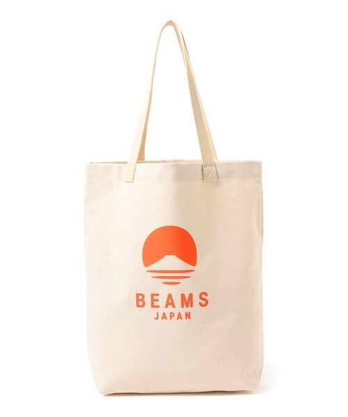 BEAMS JAPAN（ビームス　ジャパン）の「【別注】evergreen works × BEAMS JAPAN / ビームス ジャパン ロゴ トートバッグ（トートバッグ・メンズ・ブラック系その他4/オレンジ/インディゴブルー・ONE SIZE）」の13枚目の写真