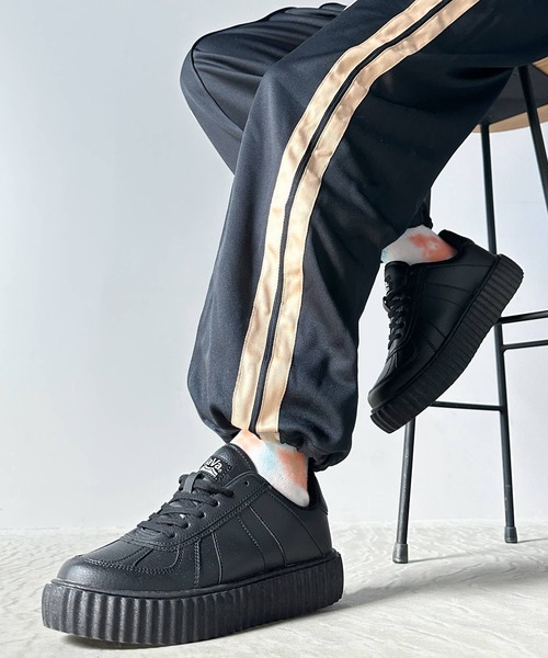 Java（ジャバ）の「《JaVaジャバ 別注》RETRO BERG（レトロバーグ)　厚底スニーカー（スニーカー・メンズ・ブラウン/ホワイト/ブラック/ブルー/グレー・XX-LARGE/XXX-LARGE/LARGE/X-LARGE/MEDIUM）」の9枚目の写真