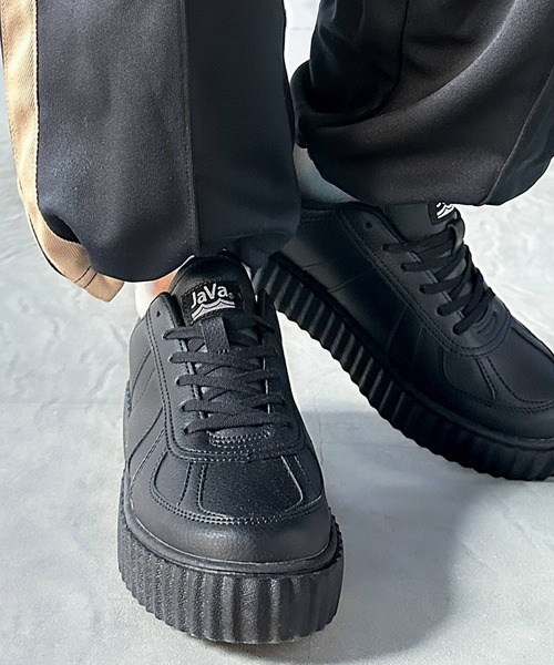 Java（ジャバ）の「《JaVaジャバ 別注》RETRO BERG（レトロバーグ)　厚底スニーカー（スニーカー・メンズ・ブラウン/ホワイト/ブラック/ブルー/グレー・XX-LARGE/XXX-LARGE/LARGE/X-LARGE/MEDIUM）」の8枚目の写真