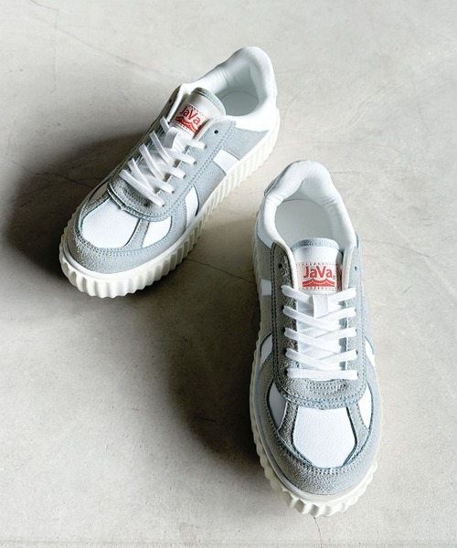 Java（ジャバ）の「《JaVaジャバ 別注》RETRO BERG（レトロバーグ)　厚底スニーカー（スニーカー・メンズ・ブラウン/ホワイト/ブラック/ブルー/グレー・XX-LARGE/XXX-LARGE/LARGE/X-LARGE/MEDIUM）」の17枚目の写真