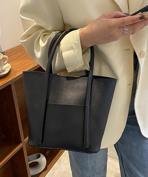 Miniministore(ミニミニストア)の「ハンドバッグ レディース バケツバッグ(ハンドバッグ・レディース・ベージュ/ブラウン/アイボリー/ブラック/キャメル・FREE)」の3枚目の写真