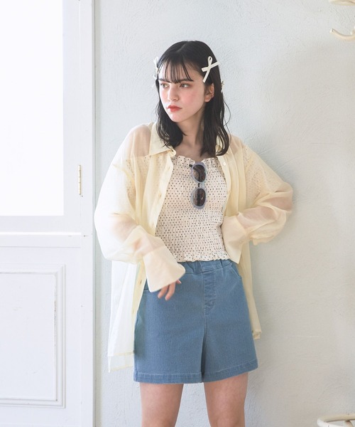 GLOBAL WORK（グローバルワーク）の「3SETスイムウェア/AND YUA ANY/110675（水着・キッズ・アイボリー/ブラック・150cm/160cm）」の6枚目の写真