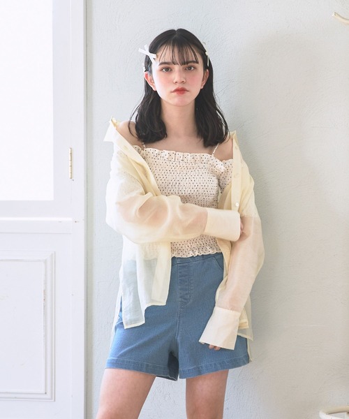 GLOBAL WORK（グローバルワーク）の「3SETスイムウェア/AND YUA ANY/110675（水着・キッズ・アイボリー/ブラック・150cm/160cm）」の8枚目の写真