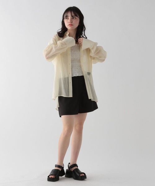 GLOBAL WORK（グローバルワーク）の「3SETスイムウェア/AND YUA ANY/110675（水着・キッズ・アイボリー/ブラック・150cm/160cm）」の10枚目の写真