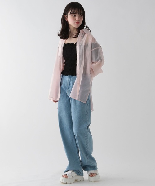 GLOBAL WORK（グローバルワーク）の「3SETスイムウェア/AND YUA ANY/110675（水着・キッズ・アイボリー/ブラック・150cm/160cm）」の12枚目の写真