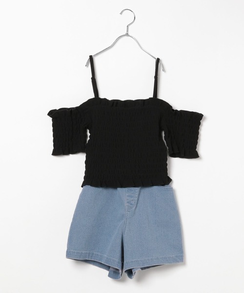 GLOBAL WORK（グローバルワーク）の「3SETスイムウェア/AND YUA ANY/110675（水着・キッズ・アイボリー/ブラック・150cm/160cm）」の16枚目の写真