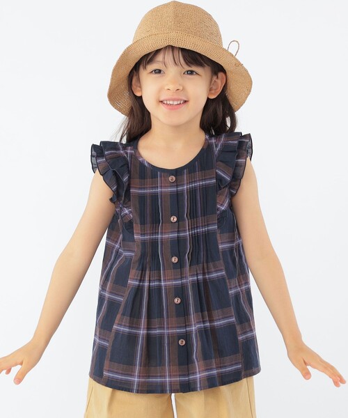 SHIPS KIDS:100〜130cm / フリル ブラウス SHIPS ブラウス シャツ KIDS:100〜130cm / フリル カラー ジャ