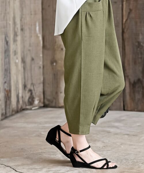 rps（アールピーエス）の「フロントポケットクロップドパンツ（その他パンツ・レディース・ブラウン/カーキ/ブラック/ベージュ・フリー）」の19枚目の写真