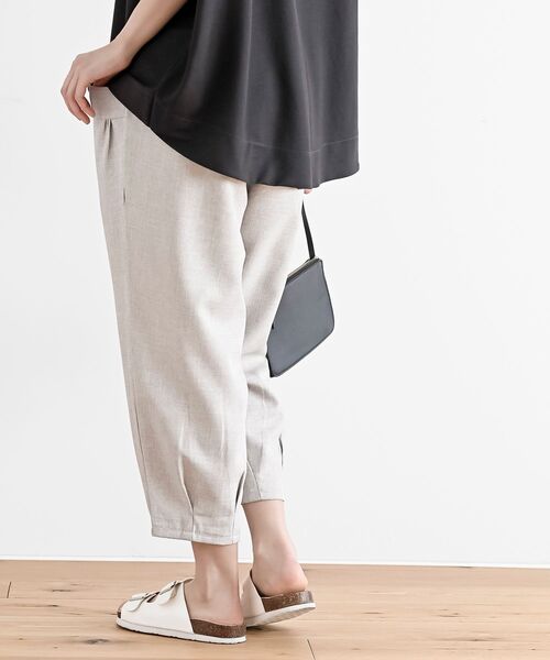 rps（アールピーエス）の「フロントポケットクロップドパンツ（その他パンツ・レディース・ブラウン/カーキ/ブラック/ベージュ・フリー）」の14枚目の写真
