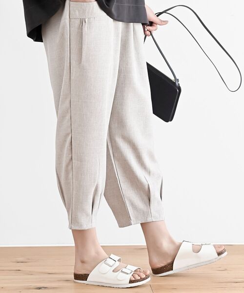 rps（アールピーエス）の「フロントポケットクロップドパンツ（その他パンツ・レディース・ブラウン/カーキ/ブラック/ベージュ・フリー）」の15枚目の写真