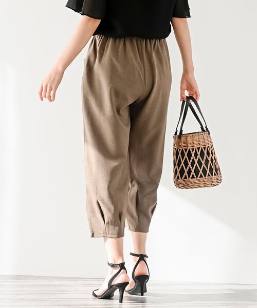 rps（アールピーエス）の「フロントポケットクロップドパンツ（その他パンツ・レディース・ブラウン/カーキ/ブラック/ベージュ・フリー）」の9枚目の写真