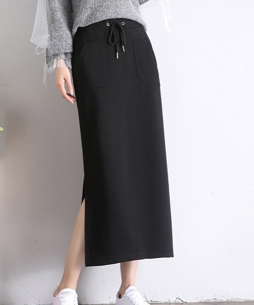 Miniministore(ミニミニストア)の「スリット入り ロングスカート(スカート・レディース・ブラック・M/S/L)」の11枚目の写真