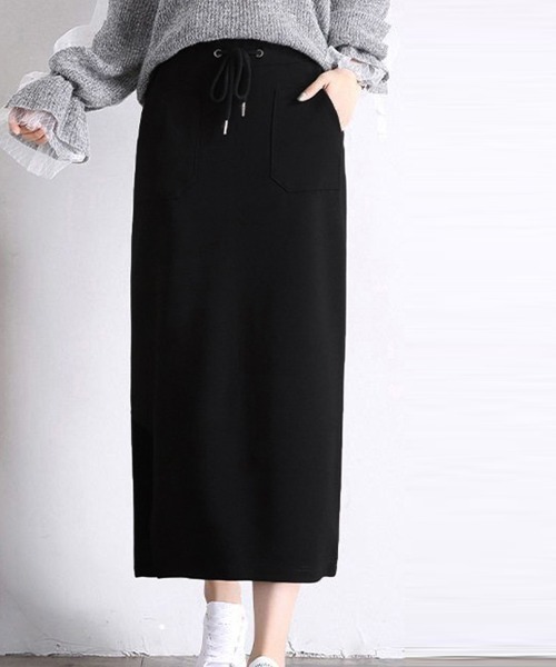 Miniministore(ミニミニストア)の「スリット入り ロングスカート(スカート・レディース・ブラック・M/S/L)」の14枚目の写真