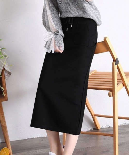 Miniministore(ミニミニストア)の「スリット入り ロングスカート(スカート・レディース・ブラック・M/S/L)」の15枚目の写真