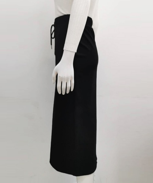 Miniministore(ミニミニストア)の「スリット入り ロングスカート(スカート・レディース・ブラック・M/S/L)」の7枚目の写真