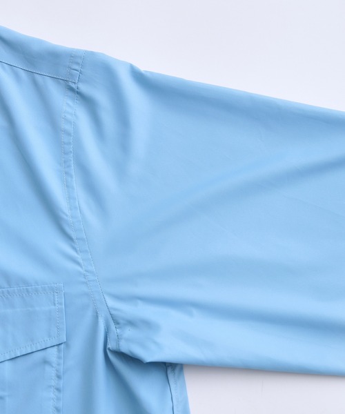 ADAM ET ROPE'（アダムエロペ）の「ルーズクレリック グラデーション レギュラーカラー シャツ / ユニセックス（シャツ/ブラウス・メンズ・ブルー系その他5/イエロー系その他3・M/L）」の5枚目の写真