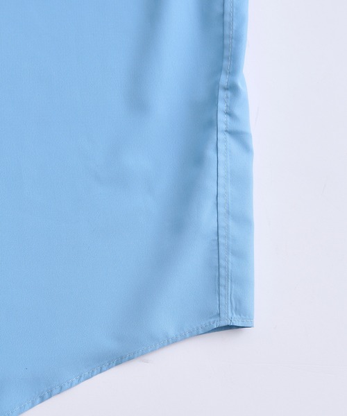 ADAM ET ROPE'（アダムエロペ）の「ルーズクレリック グラデーション レギュラーカラー シャツ / ユニセックス（シャツ/ブラウス・メンズ・ブルー系その他5/イエロー系その他3・M/L）」の6枚目の写真