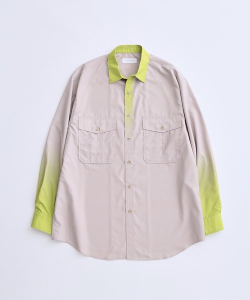 ADAM ET ROPE'（アダムエロペ）の「ルーズクレリック グラデーション レギュラーカラー シャツ / ユニセックス（シャツ/ブラウス・メンズ・ブルー系その他5/イエロー系その他3・M/L）」の20枚目の写真