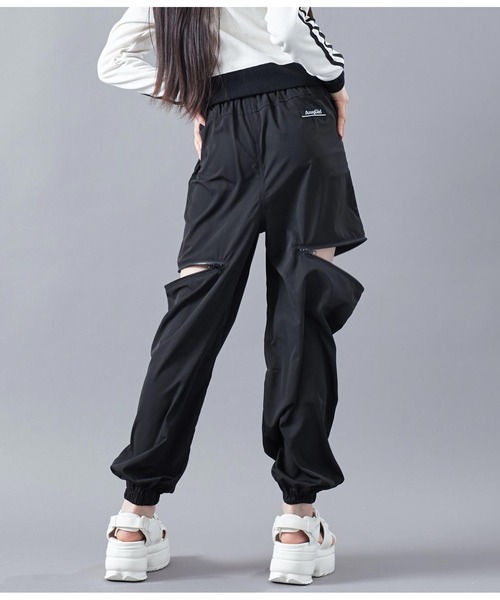 ANAP GｉRL（アナップガール）の「サイドジップジョガーパンツ（その他パンツ・キッズ・ベージュ/カーキ/ブラック・XS/S/M）」の6枚目の写真
