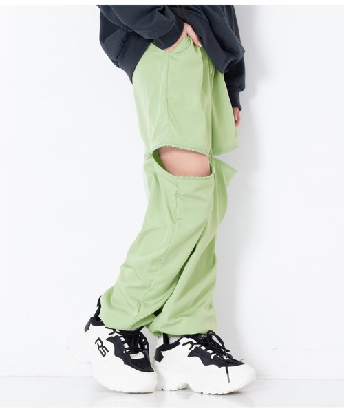 ANAP GｉRL（アナップガール）の「サイドジップジョガーパンツ（その他パンツ・キッズ・ベージュ/カーキ/ブラック・XS/S/M）」の22枚目の写真