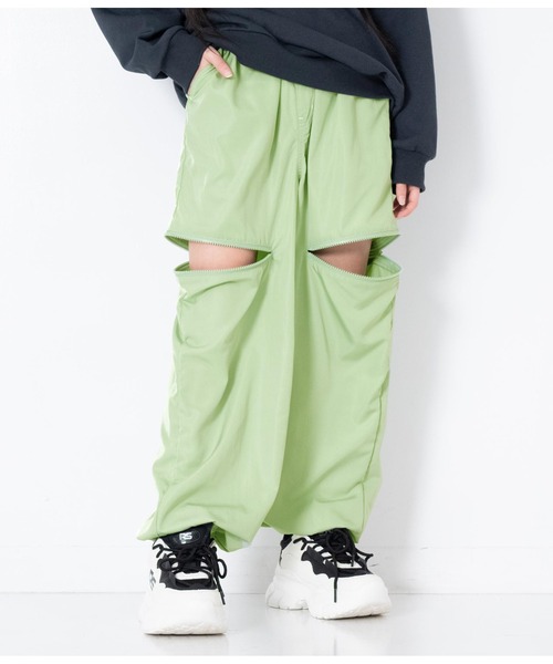 ANAP GｉRL（アナップガール）の「サイドジップジョガーパンツ（その他パンツ・キッズ・ベージュ/カーキ/ブラック・XS/S/M）」の21枚目の写真
