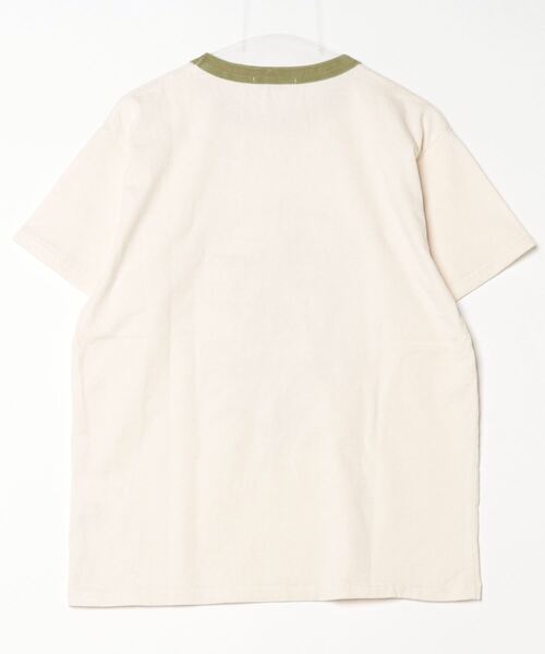 samuel zelig(サミュエルゼリグ)の「【samuel zelig】 T-Shirt with Flower Embroidery(Tシャツ/カットソー・メンズ・ナチュラル・MEDIUM/LARGE/X-LARGE/XX-LARGE)」の8枚目の写真