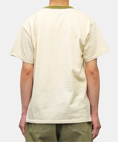 samuel zelig(サミュエルゼリグ)の「【samuel zelig】 T-Shirt with Flower Embroidery(Tシャツ/カットソー・メンズ・ナチュラル・MEDIUM/LARGE/X-LARGE/XX-LARGE)」の3枚目の写真