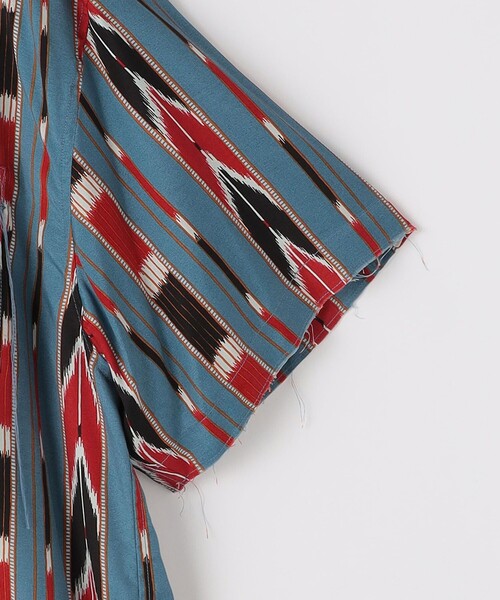 FACCIES（ファチーズ）の「＜FACCIES＞ ネイティブ アメリカン オープンカラー シャツ（シャツ/ブラウス・メンズ・ブラック/ライトブルー・1/2）」の5枚目の写真