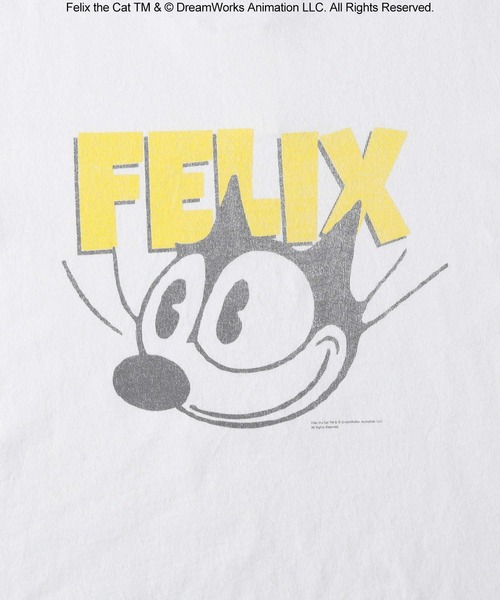 Right-on（ライトオン）の「ビンテージ風ＦＥＬＩＸ／半袖Ｔシャツ（Tシャツ/カットソー・レディース・ダークグレー/ホワイト・S/M/L/XL）」の10枚目の写真