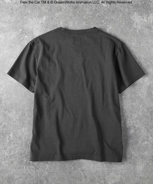 Right-on（ライトオン）の「ビンテージ風ＦＥＬＩＸ／半袖Ｔシャツ（Tシャツ/カットソー・レディース・ダークグレー/ホワイト・S/M/L/XL）」の12枚目の写真