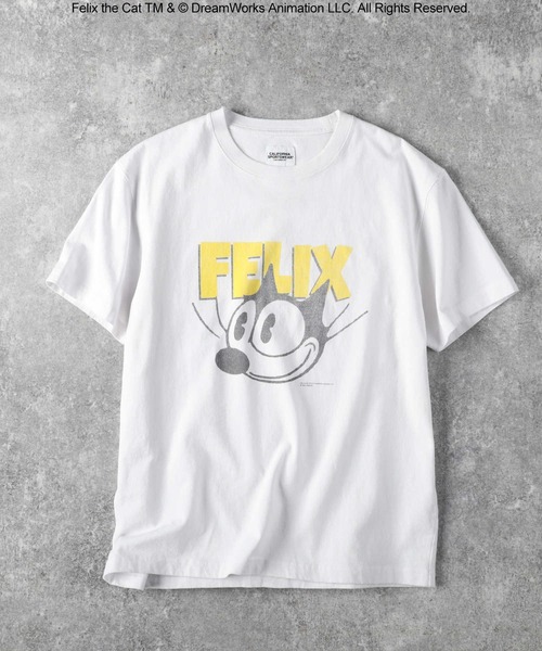 Right-on（ライトオン）の「ビンテージ風ＦＥＬＩＸ／半袖Ｔシャツ（Tシャツ/カットソー・レディース・ダークグレー/ホワイト・S/M/L/XL）」の9枚目の写真