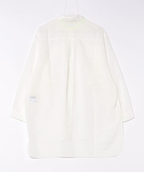 ANNA SUI NYC（アナ スイ エヌ ワイ シー）の「ANNA SUI NYC シアー配色オーバーサイズシャツ（シャツ/ブラウス・レディース・ブルー/ホワイト/パープル・FREE）」の4枚目の写真