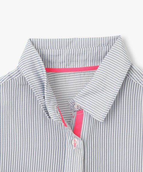 ANNA SUI NYC（アナ スイ エヌ ワイ シー）の「ANNA SUI NYC シアー配色オーバーサイズシャツ（シャツ/ブラウス・レディース・ブルー/ホワイト/パープル・FREE）」の9枚目の写真