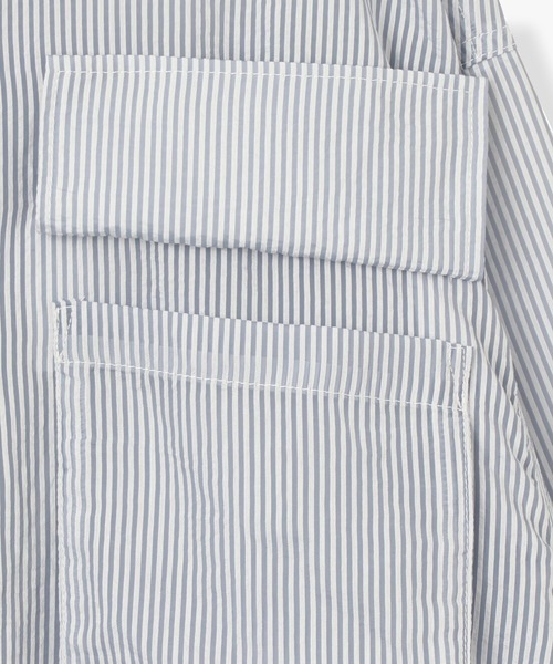 ANNA SUI NYC（アナ スイ エヌ ワイ シー）の「ANNA SUI NYC シアー配色オーバーサイズシャツ（シャツ/ブラウス・レディース・ブルー/ホワイト/パープル・FREE）」の10枚目の写真