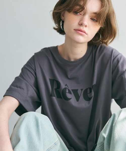 coca(coca)(コカ)の「ロールアップ袖サイドスリットロゴTシャツ(Tシャツ/カットソー・レディース・C/A/B/D・M/L)」の18枚目の写真