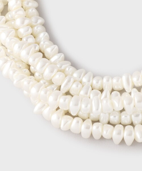 GALLEST(ギャレスト)の「◆ボリュームチョーカー(ネックレス・レディース・ホワイト/シルバー・00)」の5枚目の写真