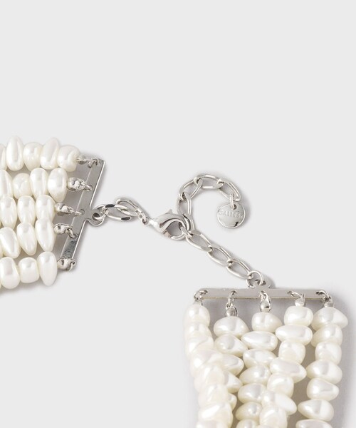 GALLEST(ギャレスト)の「◆ボリュームチョーカー(ネックレス・レディース・ホワイト/シルバー・00)」の6枚目の写真