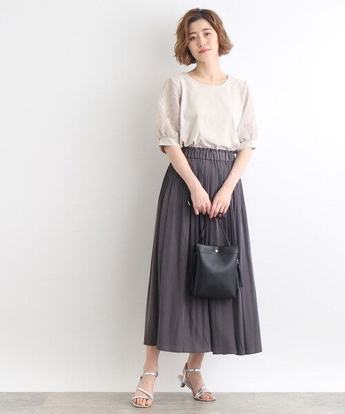 grove（グローブ）の「◆ダブルタッセル3層ショルダー（ショルダーバッグ・レディース・ライトグレー/シルバー/アイボリー/ブラック/ブルー系その他・00）」の21枚目の写真