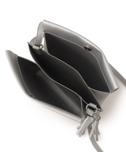 grove（グローブ）の「◆ダブルタッセル3層ショルダー（ショルダーバッグ・レディース・ライトグレー/シルバー/アイボリー/ブラック/ブルー系その他・00）」の8枚目の写真