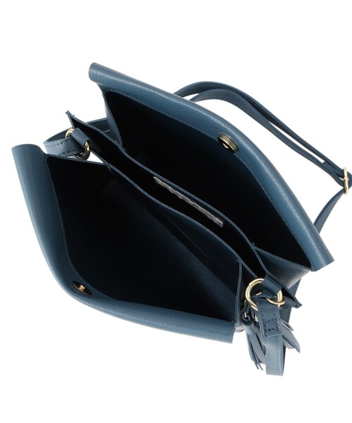 grove（グローブ）の「◆ダブルタッセル3層ショルダー（ショルダーバッグ・レディース・ライトグレー/シルバー/アイボリー/ブラック/ブルー系その他・00）」の10枚目の写真