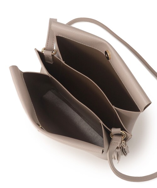 grove（グローブ）の「◆ダブルタッセル3層ショルダー（ショルダーバッグ・レディース・ライトグレー/シルバー/アイボリー/ブラック/ブルー系その他・00）」の11枚目の写真