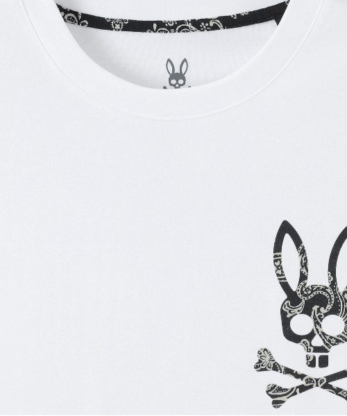 Psycho Bunny(サイコバニー)の「ペイズリーロゴ シルケットスムース Tシャツ(Tシャツ/カットソー・メンズ・ネイビー/ホワイト/ブラック・SMALL/MEDIUM/LARGE/X-LARGE)」の10枚目の写真