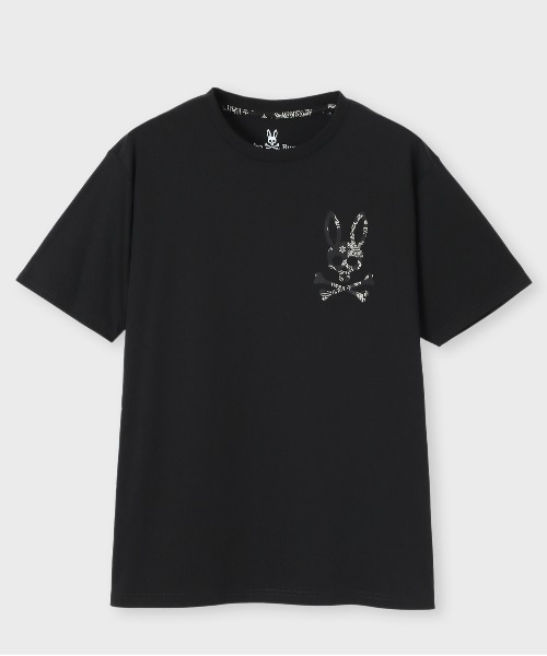 Psycho Bunny(サイコバニー)の「ペイズリーロゴ シルケットスムース Tシャツ(Tシャツ/カットソー・メンズ・ネイビー/ホワイト/ブラック・SMALL/MEDIUM/LARGE/X-LARGE)」の4枚目の写真