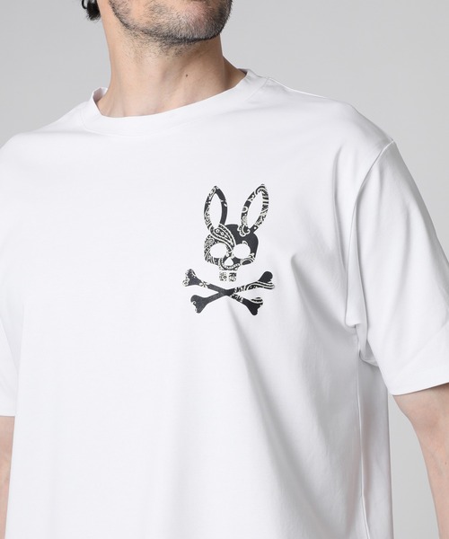 Psycho Bunny(サイコバニー)の「ペイズリーロゴ シルケットスムース Tシャツ(Tシャツ/カットソー・メンズ・ネイビー/ホワイト/ブラック・SMALL/MEDIUM/LARGE/X-LARGE)」の16枚目の写真