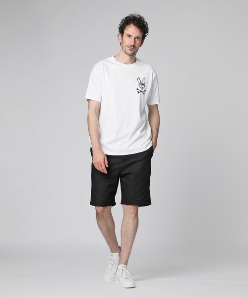 Psycho Bunny(サイコバニー)の「ペイズリーロゴ シルケットスムース Tシャツ(Tシャツ/カットソー・メンズ・ネイビー/ホワイト/ブラック・SMALL/MEDIUM/LARGE/X-LARGE)」の19枚目の写真